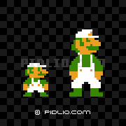 ルイージの画像 - ファミコン版スーパーマリオ攻略 ─ pidlio.com