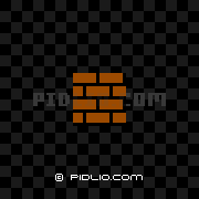 レンガブロックの画像 - ファミコン版スーパーマリオ攻略 ─ pidlio.com