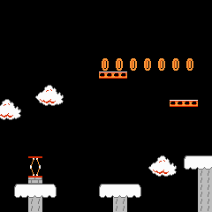 FC版スーパーマリオブラザーズ攻略：ステージ6-3 イメージ画像