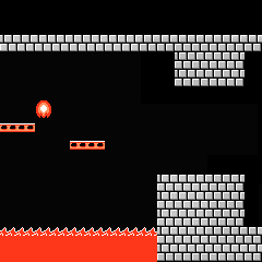 FC版スーパーマリオブラザーズ攻略：ステージ7-4 イメージ画像