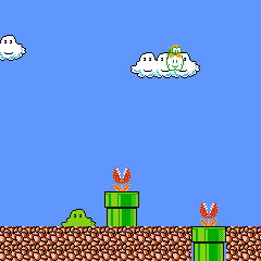 FC版スーパーマリオブラザーズ2攻略：ステージ4-1 イメージ画像