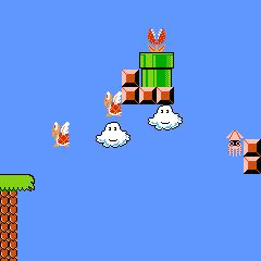 FC版スーパーマリオブラザーズ2攻略：ステージ5-3 イメージ画像